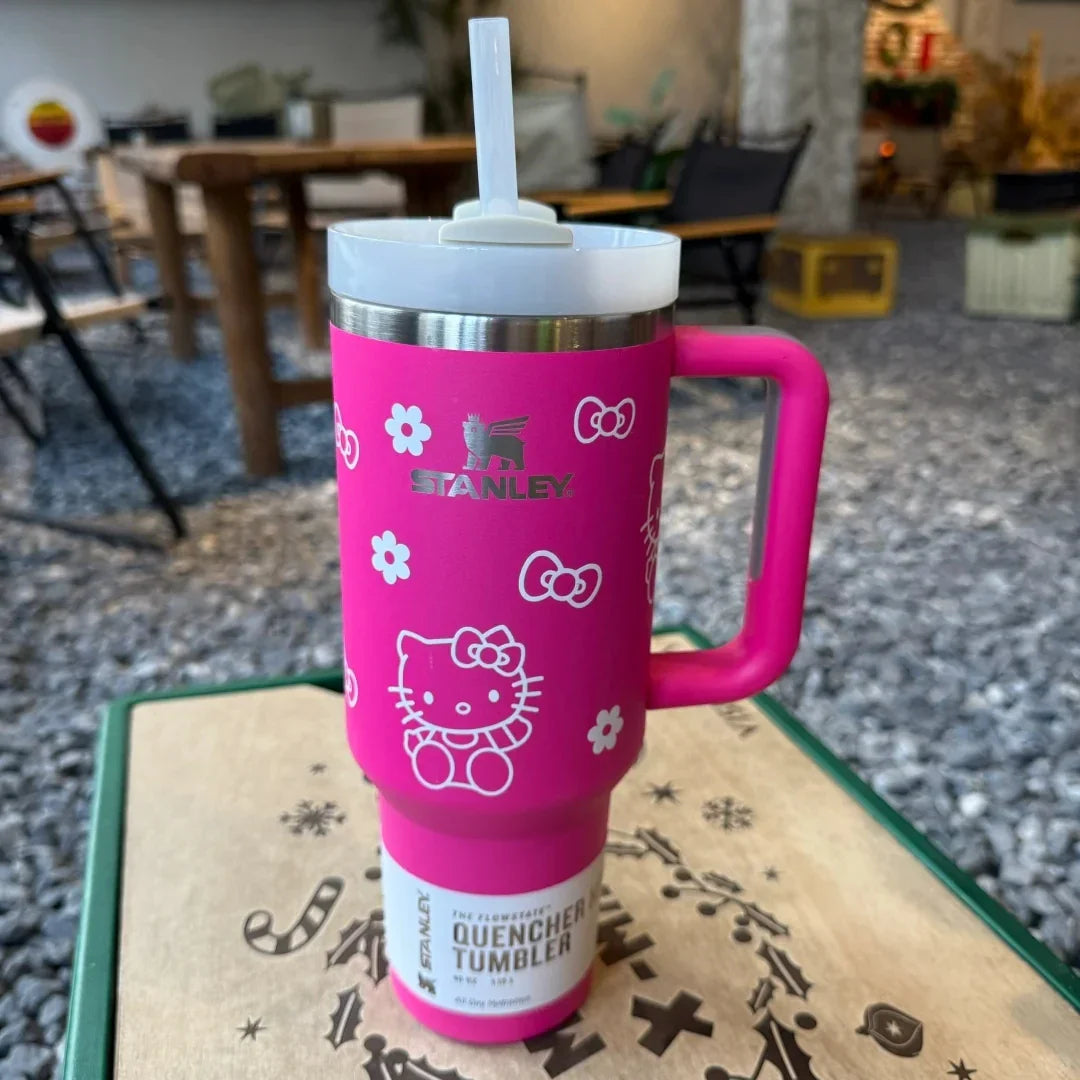 Plating Black Stanley Quencher H2.0 Tumbler – 40 oz Travel Cup