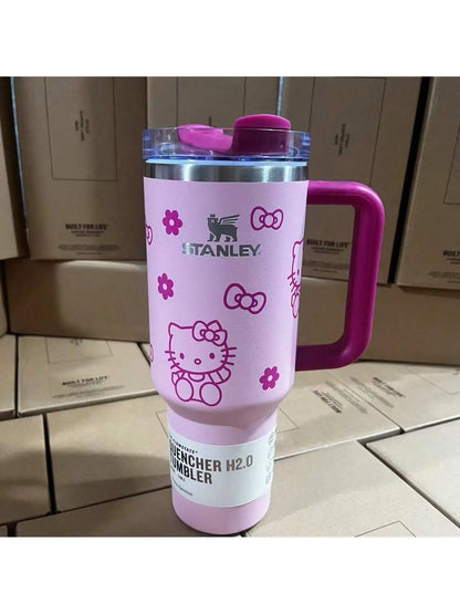 Plating Black Stanley Quencher H2.0 Tumbler – 40 oz Travel Cup
